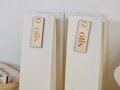 Gegraveerd houten label