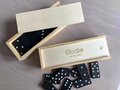 Gegraveerd domino spel 
